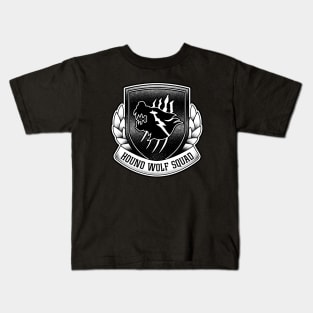 Hound Wolf Squad Emblem Kids T-Shirt